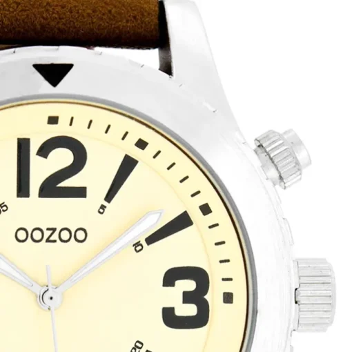 Oozoo Damen Armbanduhr Timepieces Analog Leder braun UOC5172A