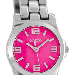 Oozoo Damen Armbanduhr Timepieces Analog Metall silber UOC6220A