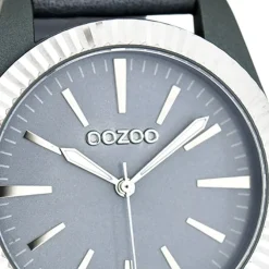 Oozoo Damen Armbanduhr Timepieces Analog Leder hellblau UOC6517A