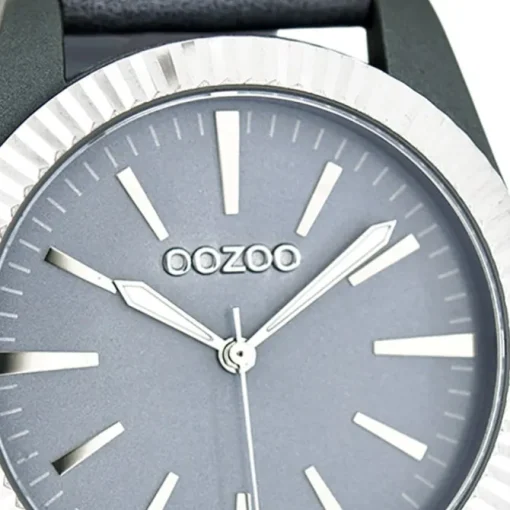 Oozoo Damen Armbanduhr Timepieces Analog Leder hellblau UOC6517A