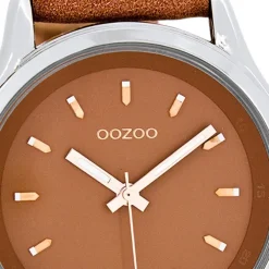 Oozoo Damen Armbanduhr Timepieces Analog Leder braun UOC7437A