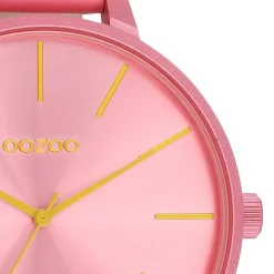 Oozoo Damen Armbanduhr Timepieces Analog Leder pink UOC11250