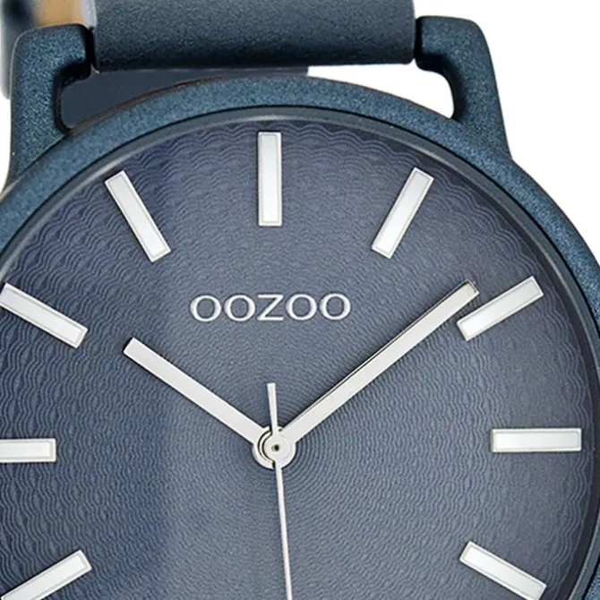 Oozoo Damen Armbanduhr Timepieces Analog Leder blau UOC8313A