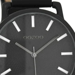 Oozoo Damen Armbanduhr Timepieces Analog Leder schwarz UOC8314A