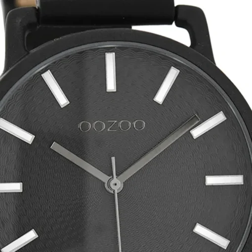 Oozoo Damen Armbanduhr Timepieces Analog Leder schwarz UOC8314A