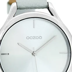 Oozoo Damen Armbanduhr Timepieces Analog Leder hellblau UOC8346A