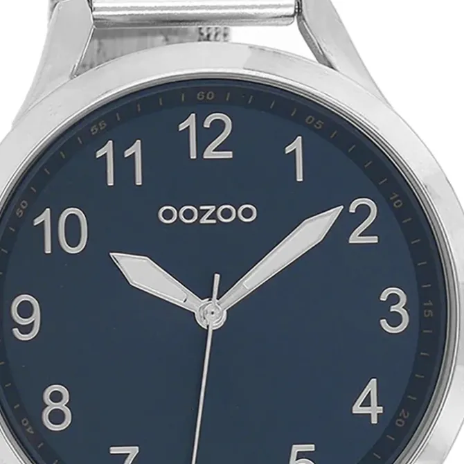 Oozoo Damen Armbanduhr Timepieces Analog Metall silber UOC9118A