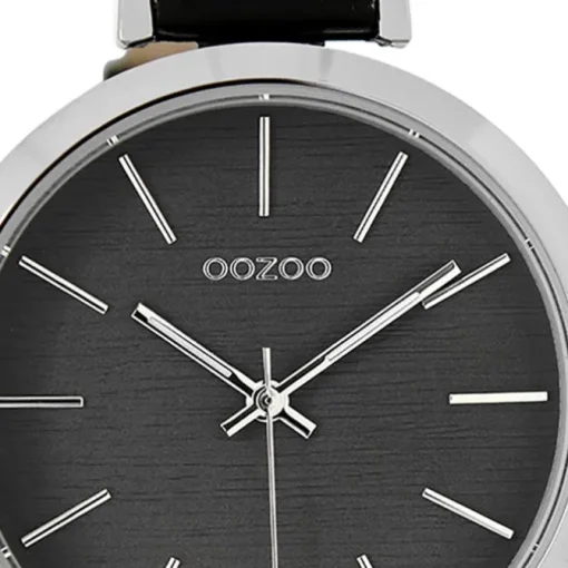 Oozoo Damen Armbanduhr Timepieces Analog Leder schwarz UOC9139A