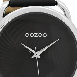 Oozoo Damen Armbanduhr Timepieces Analog Leder grau UOC9163A