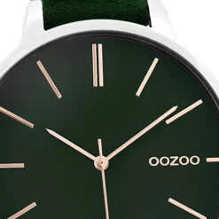 Oozoo Damen Armbanduhr Timepieces Analog Leder schwarz UOC9213A