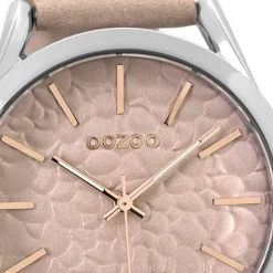 Oozoo Damen Armbanduhr Timepieces Analog Leder rosa UOC9472A
