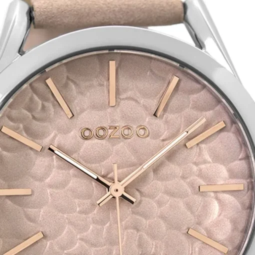 Oozoo Damen Armbanduhr Timepieces Analog Leder rosa UOC9472A