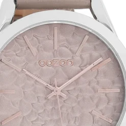 Oozoo Damen Armbanduhr Timepieces Analog Leder beige UOC9473A