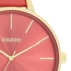 Oozoo Damen Armbanduhr Timepieces Analog Leder sienna UOC11255