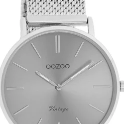 Oozoo Damen Armbanduhr Timepieces Analog Metall silber UOC9939A