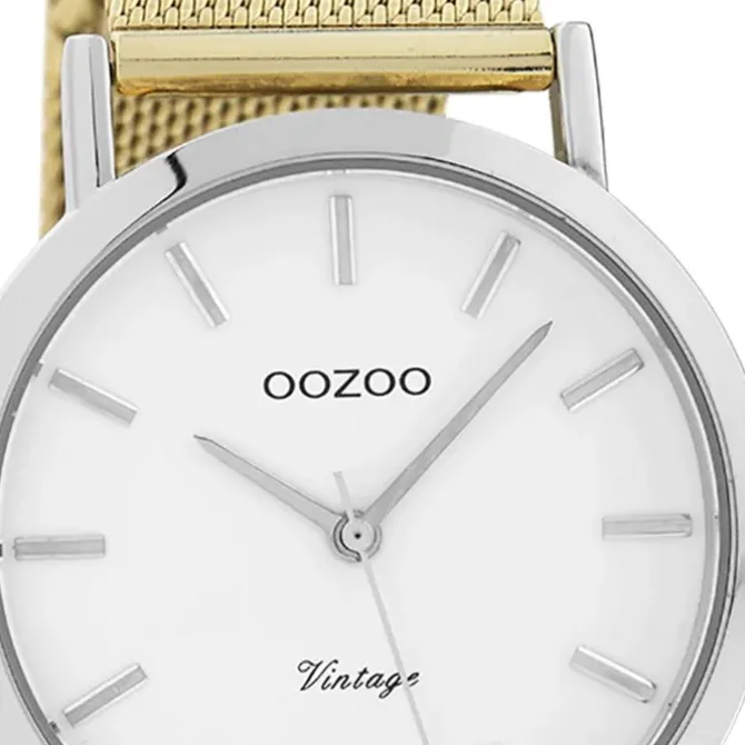 Oozoo Damen Armbanduhr Timepieces Analog Metall gold UOC9994A