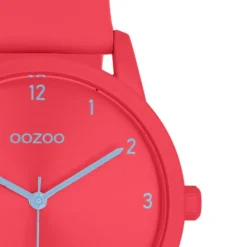 Oozoo Damen Armbanduhr Timepieces Analog Lederband rot UOC11465