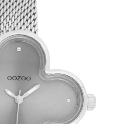 Oozoo Damen Armbanduhr Timepieces Analog Metallband silber UOC11526