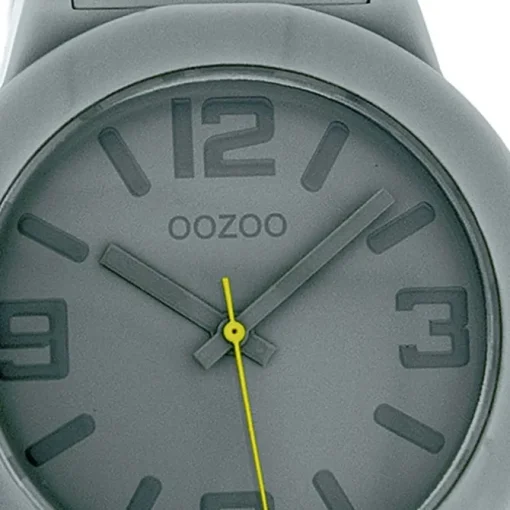 Oozoo Damen Armbanduhr Timepieces Analog Plastik grau UOC3680A