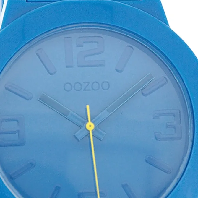 Oozoo Damen Armbanduhr Timepieces Analog Plastik blau UOC3681A