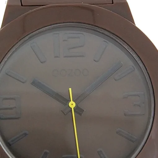 Oozoo Damen Armbanduhr Timepieces Analog Plastik braun UOC3682A