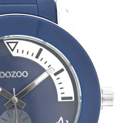 Oozoo Damen Armbanduhr Timepieces Analog Plastik blau UOC4258A