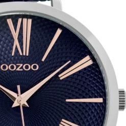 Oozoo Damen Armbanduhr Timepieces Analog Leder blau UOC9218A