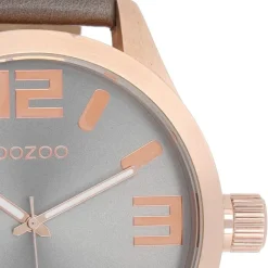 Oozoo Damen Armbanduhr Timepieces Analog Leder hellbraun UOC1103A