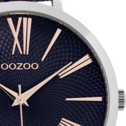 Oozoo Damen Armbanduhr Timepieces Analog Metall blau UOC9215A