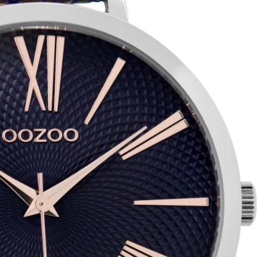 Oozoo Damen Armbanduhr Timepieces Analog Metall blau UOC9215A