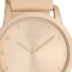 Oozoo Damen Armbanduhr Timepieces Analog Leder beige UOC11078
