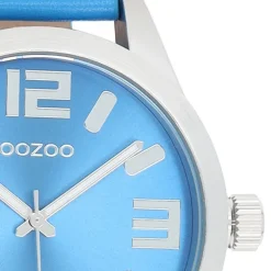 Oozoo Damen Armbanduhr Timepieces Analog Leder blau UOC1076A
