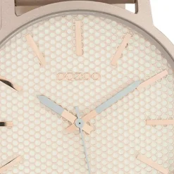 Oozoo Damen Armbanduhr Timepieces Analog Leder rosa UOC10037