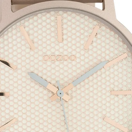 Oozoo Damen Armbanduhr Timepieces Analog Leder rosa UOC10037