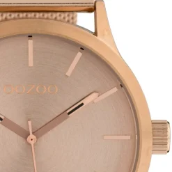 Oozoo Damen Armbanduhr Timepieces Analog Metall rosegold UOC10057