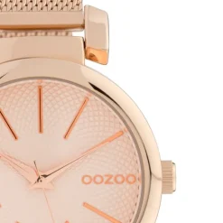 Oozoo Damen Armbanduhr Timepieces Analog Metall rosegold UOC10129
