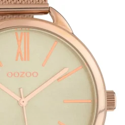 Oozoo Damen Armbanduhr Timepieces Analog Metall rosegold UOC10136