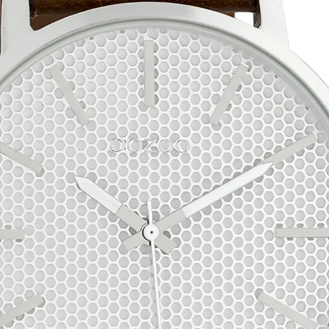 Oozoo Damen Armbanduhr Timepieces Analog Leder braun UOC10035