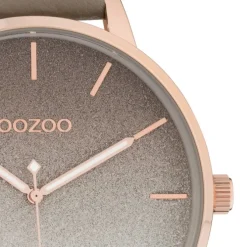 Oozoo Damen Armbanduhr Timepieces Analog Leder braun UOC10832