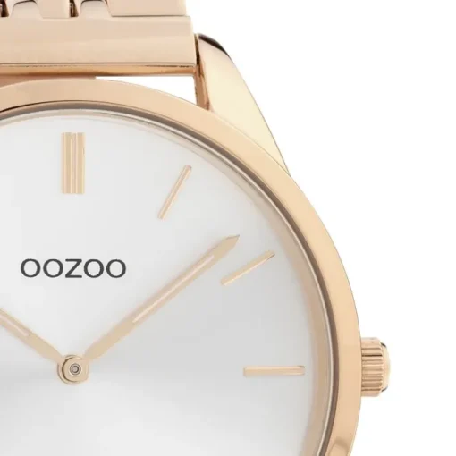 Oozoo Damen Armbanduhr Timepieces Analog Metall rosegold UOC9988A
