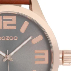 Oozoo Damen Armbanduhr Timepieces Analog Leder braun UOC1106A