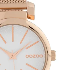 Oozoo Damen Armbanduhr Timepieces Analog Metall rosegold UOC10127