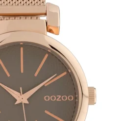 Oozoo Damen Armbanduhr Timepieces Analog Metall rosegold UOC10130