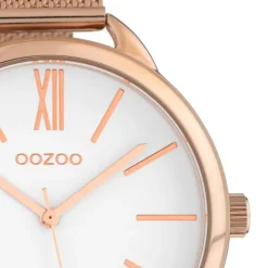 Oozoo Damen Armbanduhr Timepieces Analog Metall rosegold UOC10135