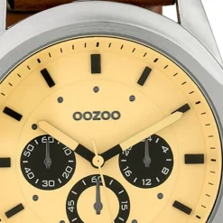 Oozoo Damen Armbanduhr Timepieces Analog Leder braun UOC10316