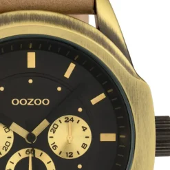 Oozoo Damen Armbanduhr Timepieces Analog Leder hellbraun UOC10318