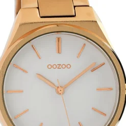 Oozoo Damen Armbanduhr Timepieces Analog Metall rosegold UOC10343