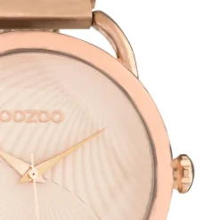 Oozoo Damen Armbanduhr Timepieces Analog Metall rosegold UOC10697