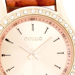 Oozoo Damen Armbanduhr Timepieces Analog Leder orange UOC8007A