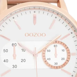 Oozoo Damen Armbanduhr Timepieces Analog Leder rosa UOC9056A